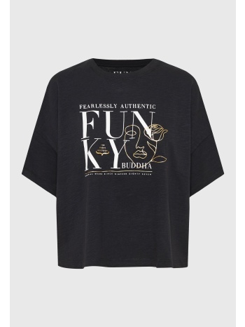 loose fit t-shirt με graphic frame τύπωμα