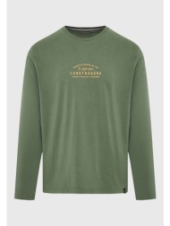 t-shirt με funky buddha τύπωμα στο στήθος