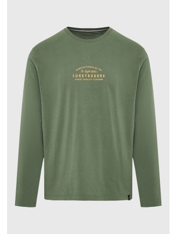 t-shirt με funky buddha τύπωμα στο στήθος