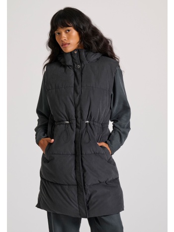 loose fit αμάνικο puffer μακρύ μπουφάν