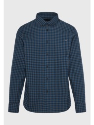 ανδρικό καρό πουκάμισο με τσέπη