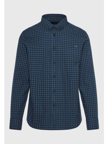 ανδρικό καρό πουκάμισο με τσέπη