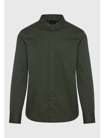ανδρικό garment dyed oxford πουκάμισο