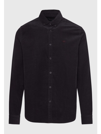 κοτλέ πουκάμισο με κεντημένο logo