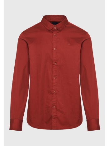 ανδρικό garment dyed oxford πουκάμισο