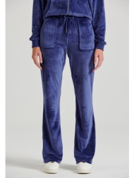 flare fit παντελόνι φόρμας σε βελουτέ ύφασμα