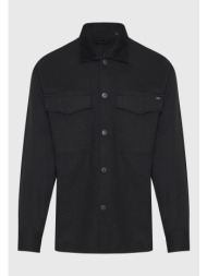 overshirt casual πουκάμισο με κοτλέ γιακά