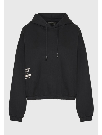 relaxed fit φούτερ με τύπωμα στη πλάτη