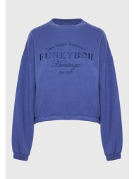 relaxed fit φούτερ με funky buddha κέντημα