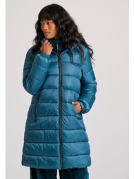 μακρύ καπιτονέ puffer ...