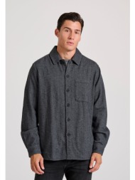 overshirt πουκάμισο με herringbone pattern