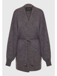 relaxed fit πλεκτή μακριά ζακέτα