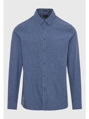 flannel πουκάμισο με ψιλή ρίγα