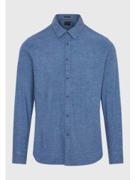 flannel πουκάμισο σε μελανζέ ύφανση