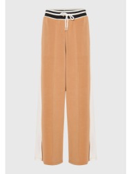 wide leg fit παντελόνι φόρμας με ρίγα στο πλάι