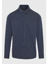 relaxed fit ριγέ πουκάμισο