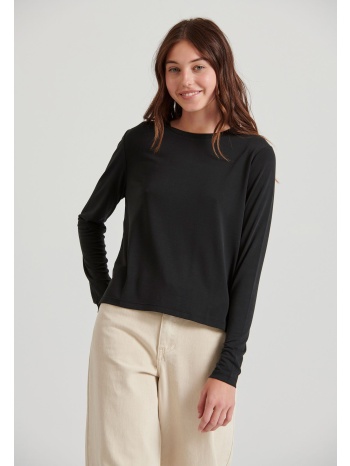 μακρυμάνικη μπλούζα με στρογγυλή λαιμόκοψη