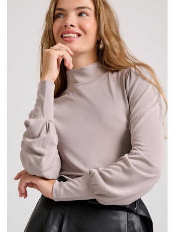 μακρυμάνικη μπλούζα με μανίκια bishop