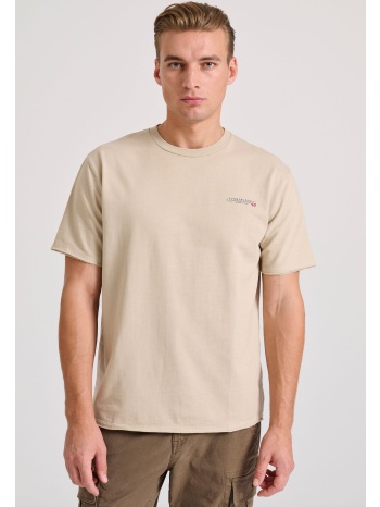 relaxed fit t-shirt με τύπωμα στην πλάτη