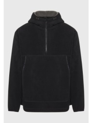 oversized half-zip φούτερ με ρυθμιζόμενο κορδόνι