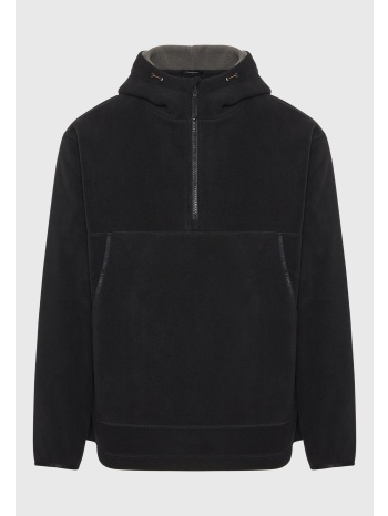 oversized half-zip φούτερ με ρυθμιζόμενο κορδόνι