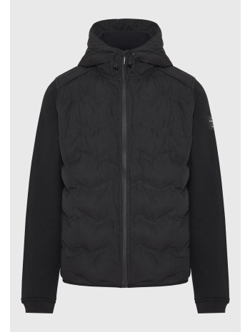 relaxed fit casual μπουφάν με καπιτονέ επένδυση