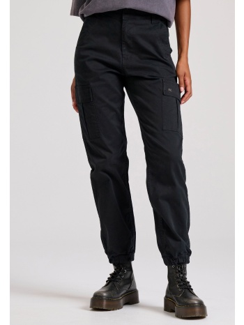 γυναικείο cargo παντελόνι με cuffed τελείωμα