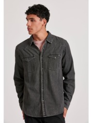 ανδρικό denim πουκάμισο ...