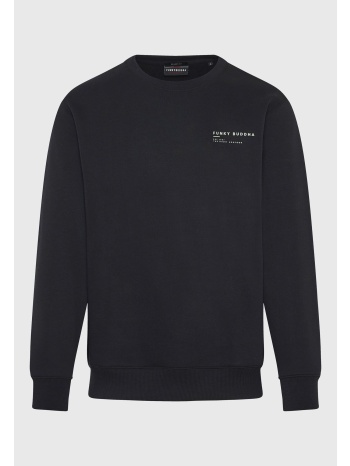 relaxed fit φούτερ με τύπωμα στην πλάτη