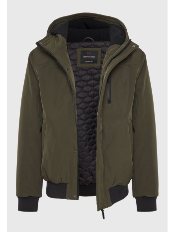 ανδρικό bomber μπουφάν με κουκούλα