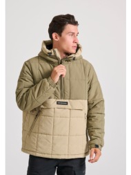 ανδρικό overhead jacket με κουκούλα
