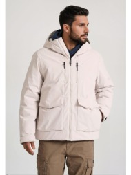 ανδρικό casual μπουφάν με κουκούλα