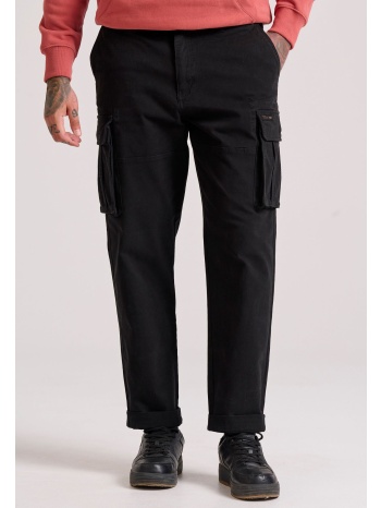 loose fit cargo παντελόνι σε ζακάρ ύφανση