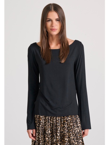 μακρυμάνικη μπλούζα με raw edges