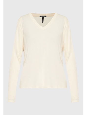 μακρυμάνικη μπλούζα με v λαιμόκοψη