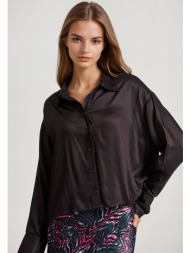 loose fit πουκάμισο από βισκόζη