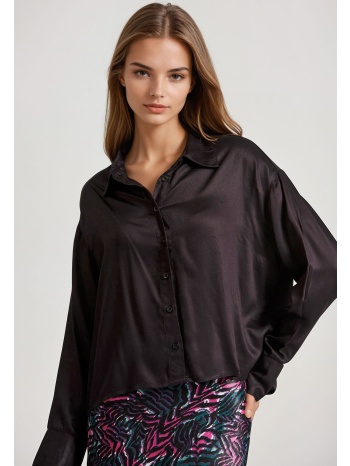 loose fit πουκάμισο από βισκόζη