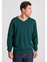 ανδρικό πουλόβερ με v λαιμόκοψη - the essentials