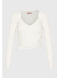 κρουαζέ cropped πλεκτή ...