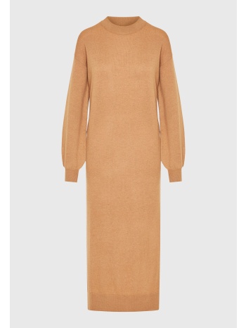 maxi πλεκτό φόρεμα από μαλλί και κασμίρ