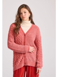 loose fit σενίλ ζακέτα ...