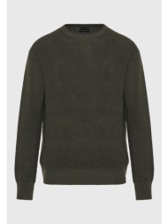loose fit casual πλεκτή μπλούζα με ανάγλυφη υφή