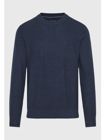 ανδρικό πουλόβερ με ανάγλυφη υφή