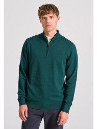 ανδρικό half-zip πλεκτό πουλόβερ