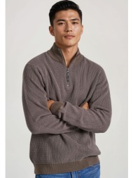 half-zip πουλόβερ με ...