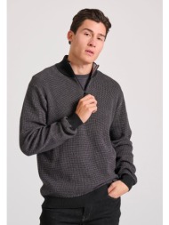 half-zip πουλόβερ με ...