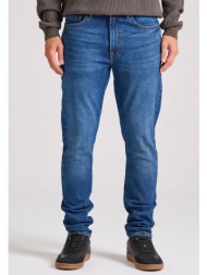 slim tapered fit τζιν παντελόνι με whisker details