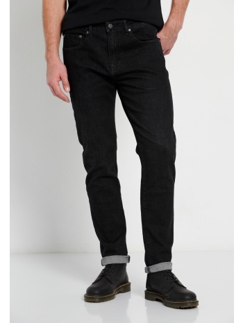 tapered fit τζιν παντελόνι