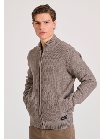 ανδρική ζακέτα με ανάγλυφη υφή garage 55