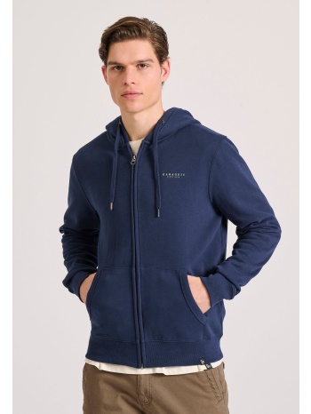 ανδρική ζακέτα φούτερ με logo στο στήθος garage 55